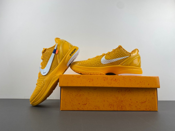 nike kobe 6 ow protro “mambacita” cw2190-501